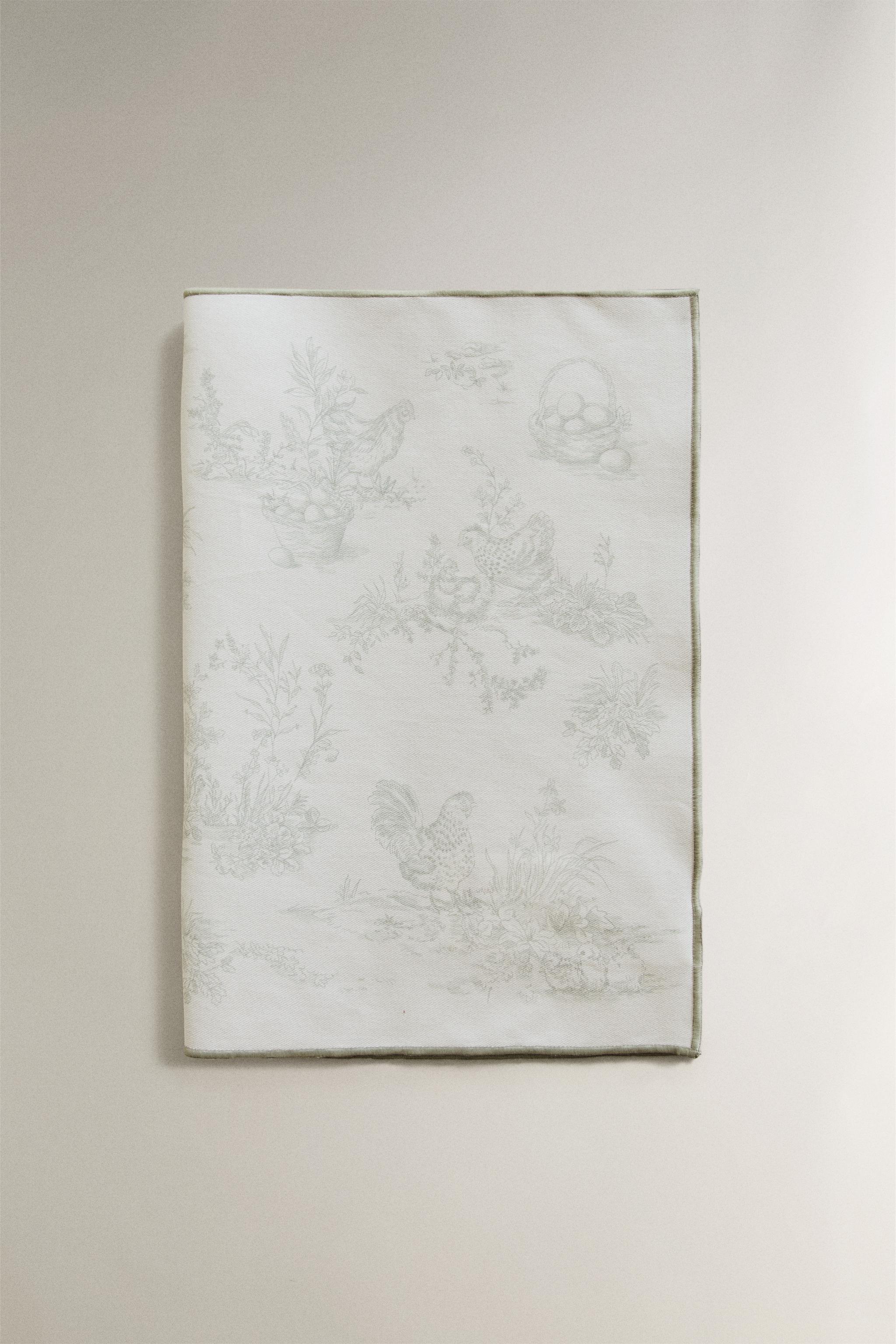 TOILE RESIN-COATED PLACEMAT